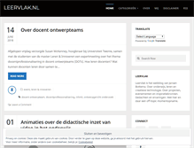 Tablet Screenshot of leervlak.nl
